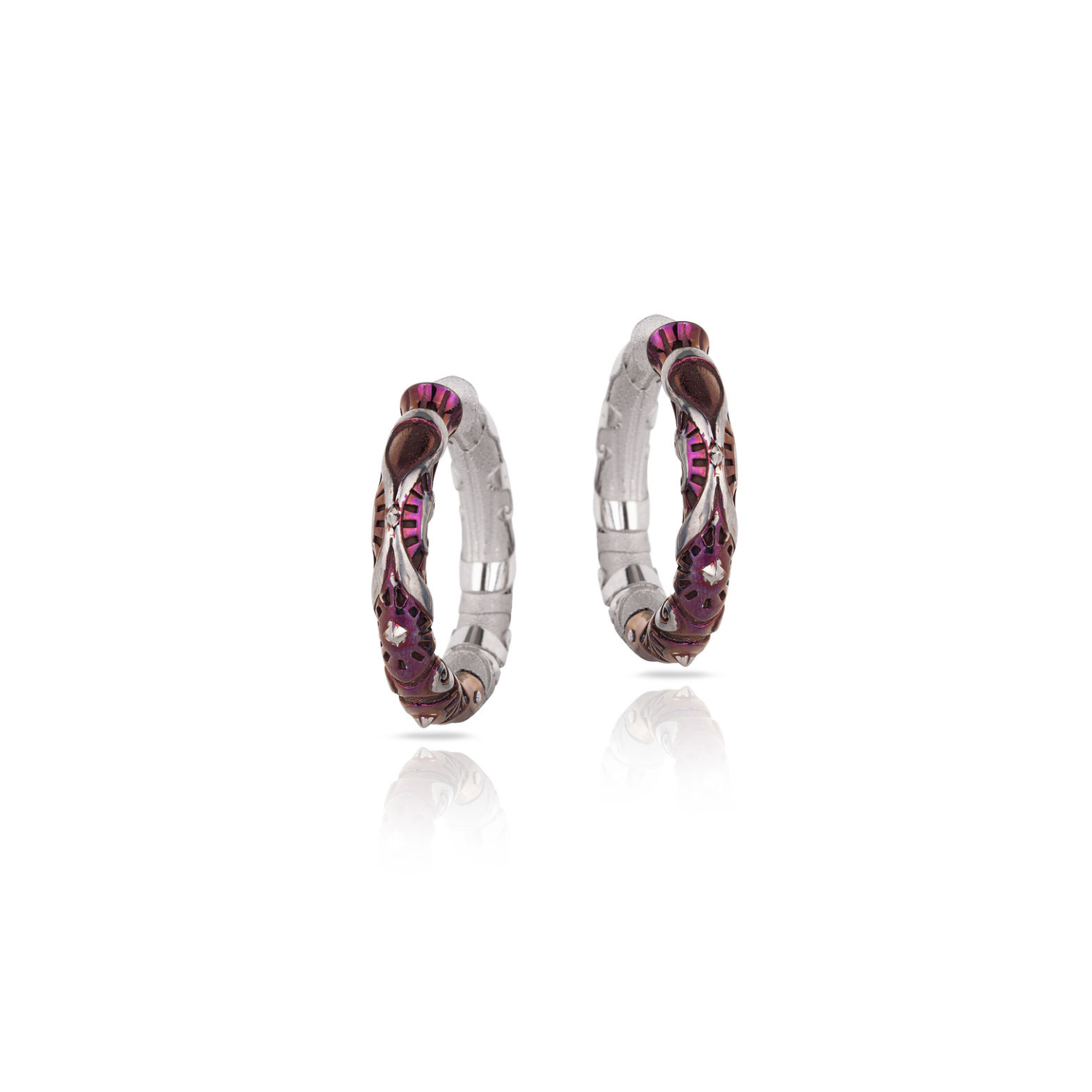 EAR HOOPS OF THE DAWN PRINCE (PURPLE)